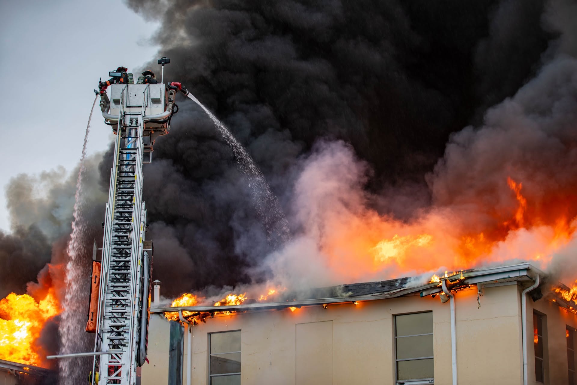 Firefighter Fighting Fire (2)